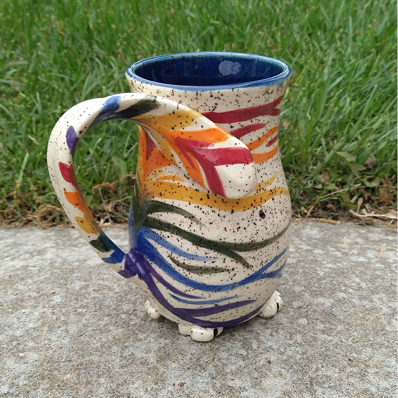 Rainbow Cat Butt Mug - Large - Approx. 20oz