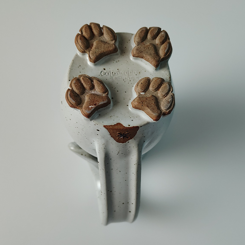 Cat Butt Mug - White (SECOND)
