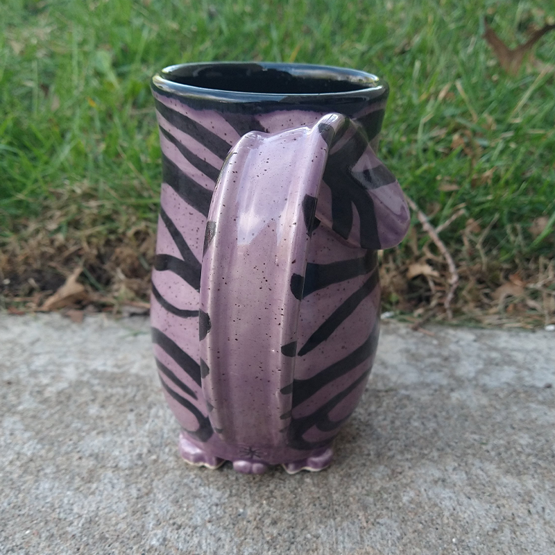 Cat Butt Mug - Lavender - Large - Approx. 20oz