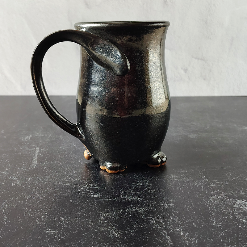 Cat Butt Mug - Black Matte