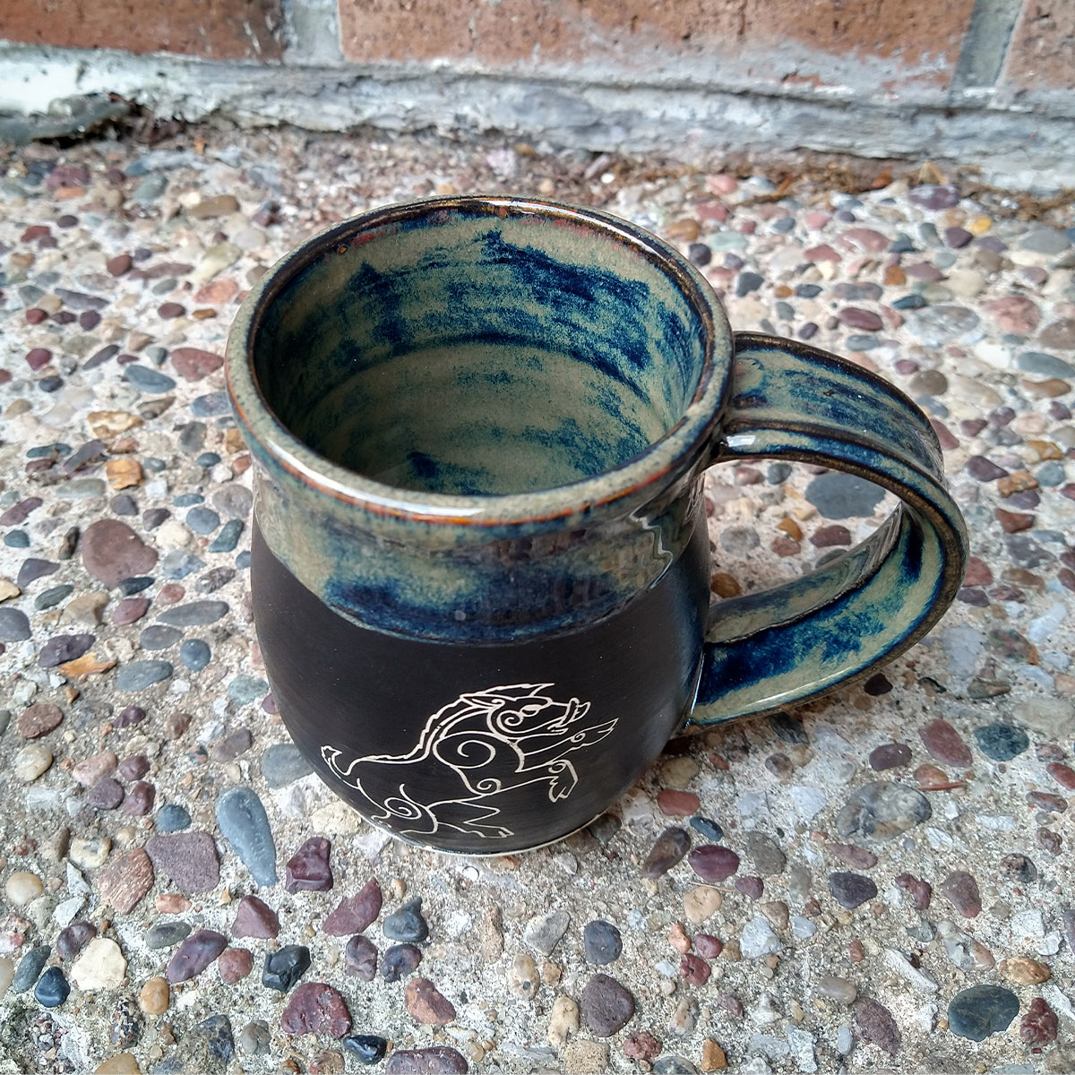 Small Celtic Boar Mug - 12 oz