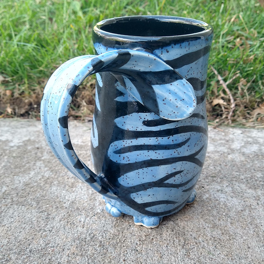Cat Butt Mug - Light Blue - Large - Approx. 20oz