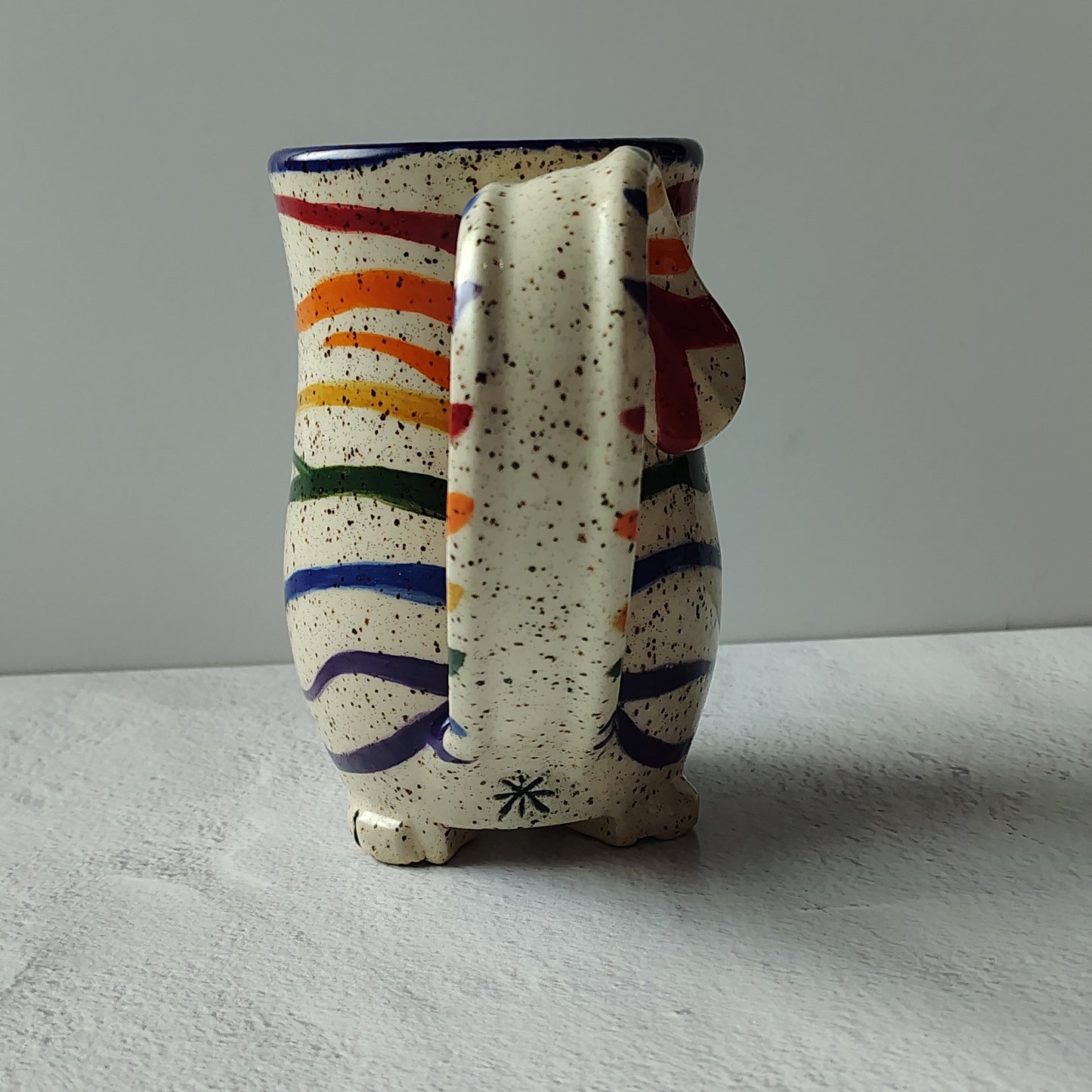 Rainbow Cat Butt Mug - Medium