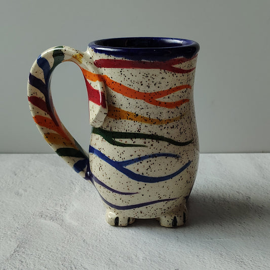 Rainbow Cat Butt Mug - Medium
