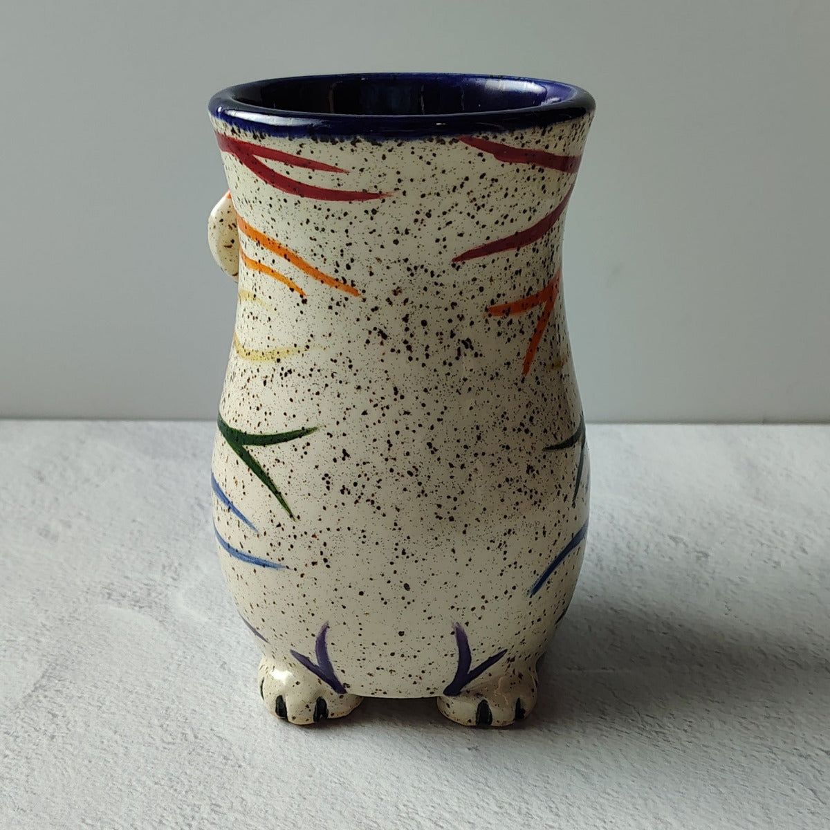 Rainbow Cat Butt Mug - Medium w/ Trouble Puffs